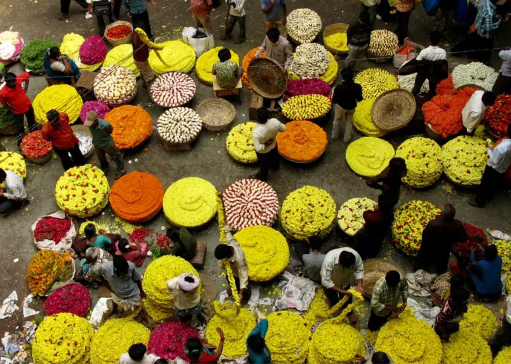 Bangalore Flower Market
