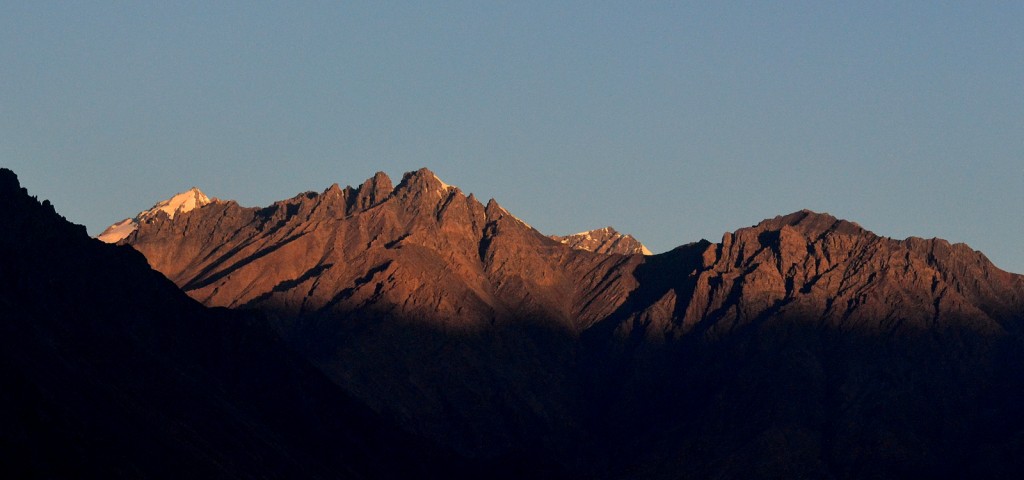 Sunrise in Hunder, Ladakh