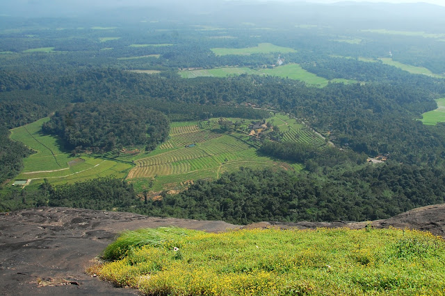 Beautiful view from the top of Kundadri hill
